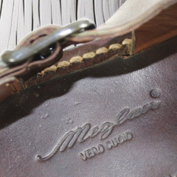 Mezlan Delhi Handmade In Spain Dark Brown Sandal Size 9 - Picture 12 of 12